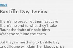 Unlock Rush's "Bastille Day" Lyrics: Meaning & Analysis Hubbastille: Explore the Fusion of Culture, Music & Creativity Unlock Rush's "Bastille Day" Lyrics: Meaning & Analysis | Hubbastille: Explore the Fusion of Culture, Music & Creativity