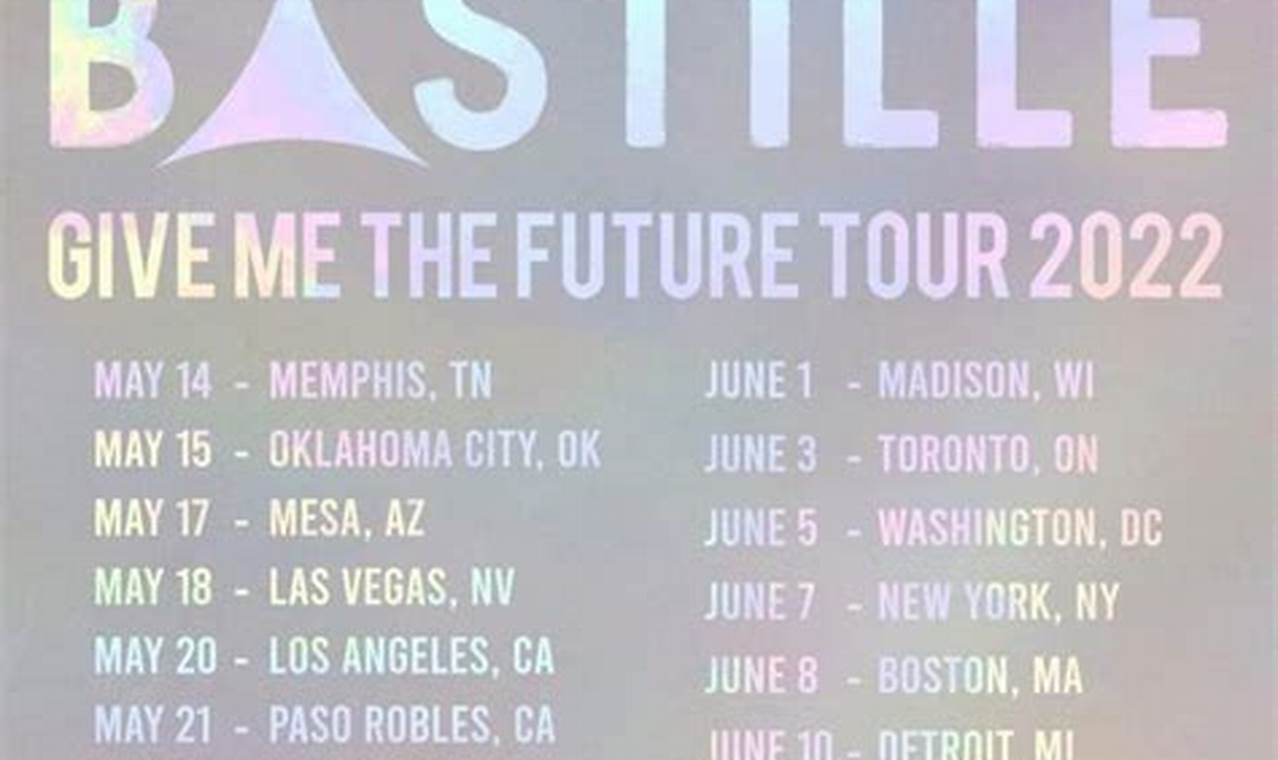 US Bastille American Tour Dates & Tickets 2024 Hubbastille: Explore the Fusion of Culture, Music & Creativity US Bastille American Tour Dates & Tickets 2024 | Hubbastille: Explore the Fusion of Culture, Music & Creativity