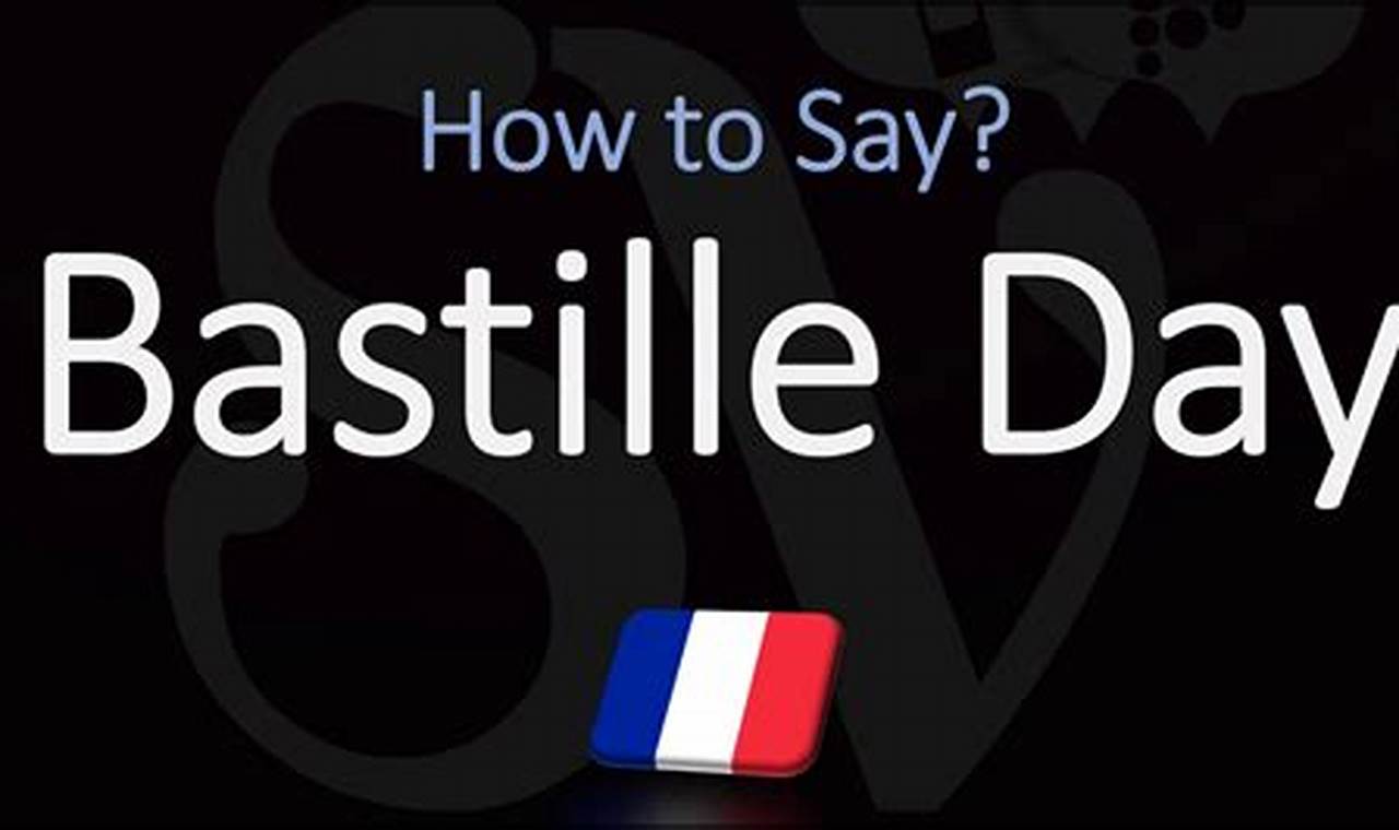 Guide: How to Pronounce Bastille Day (French!) Easily Hubbastille: Explore the Fusion of Culture, Music & Creativity Guide: How to Pronounce Bastille Day (French!) Easily | Hubbastille: Explore the Fusion of Culture, Music & Creativity