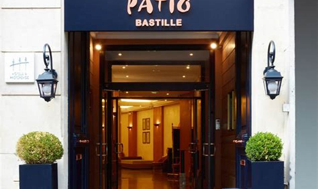 Bastille Hotel Patio: Your Parisian Escape Awaits | Hubbastille: Explore the Fusion of Culture, Music & Creativity