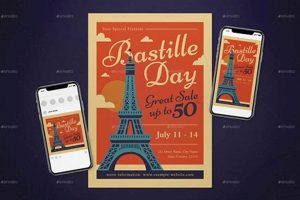 Best Bastille Day Sale Flyer Templates: Easy Designs! | Hubbastille: Explore the Fusion of Culture, Music & Creativity